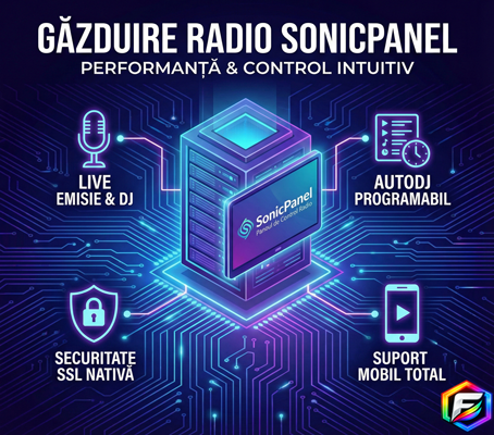 Găzduire Radio SonicPanel